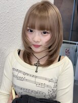 キオクエコ(KIOX eko)&nbsp;ハイトーン/デザインカラー/レイヤーカット/ハッシュカット