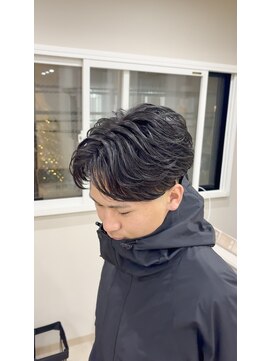 ラナン(Ranun) センターパート×ニュアンスパーマ