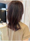 福山人気20代30代40代カシスブラウンサラツヤ美髪くびれミディ