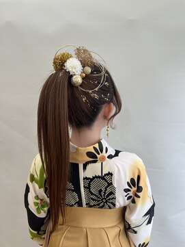 ポット バイ クレドガーデン 大宮東口店(pote by CRED GARDEN) ロングポニー着物ヘア