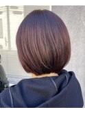 マッシュボブ　ナチュラルピンクブラウン