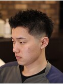 スパイキーショート[メンズ/フェード］