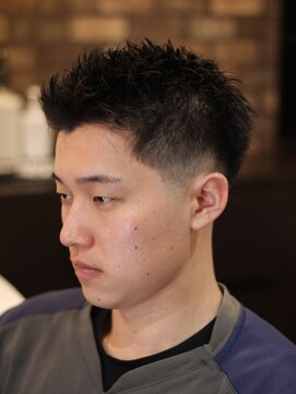 バーバーショップ ネオ セカンド(BARBERSHOP NEO2nd) スパイキーショート[メンズ/フェード］