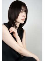 リファインド(REFINED)&nbsp;ストレートウルフ×ワインレッドカラー　鈴木