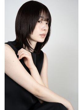 リファインド(REFINED) ストレートウルフ×ワインレッドカラー　鈴木