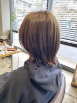 ロージーバイフーガヘアー 元住吉店(Rosy by FUGAhair) くびれレイヤー/ミディアムレイヤー前髪あり顔周りレイヤー