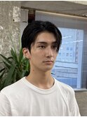 シャドウパーマ/メンズ縮毛矯正/毛流れセンターパート