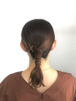 ヘアセットサロン クリアリティ(clarity)&nbsp;タイトねじりダウンスタイル