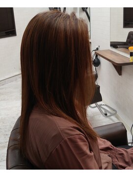 ヘアーアジール(hair agir) ロングハイライト