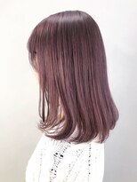 アイティー バイ アルバム 中野店(IT by ALBUM) ピンクミディ_耳かけウェーブパーマフォギーベージュ_ba290651