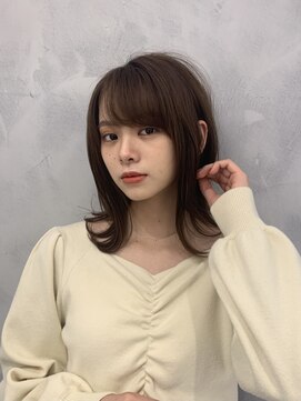 インフィニティー 水天宮前店(Infinity) ナチュラル外ハネミディ