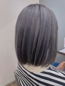 ヘアーアンドメイク カナン(HAIR&MAKE CANAAN) パープルグレーカラー