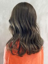 アイティーバイアルバム 下北沢店(IT by ALBUM)&nbsp;ブリーチなしカラーオリーブ_ベビーバングボブルフ_ba372531