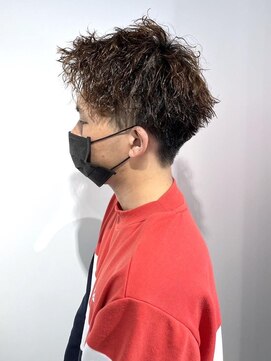 クアトログランシュ 水戸店(QUATRO×GranCieux) メンズツイストスパイラル【水戸/メンズパーマ/波巻き】