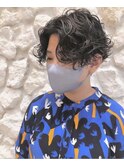#スパイラルパーマ#ハンサムショート#刈り上げ