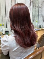 グリー ヘアプロデュース 千葉店(Gree hair produce) ローズピンク/ハイライト/暖色カラー/千葉美容室