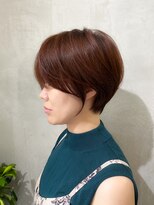 ロンドエニカ 大宮(Lond enika)&nbsp;lond惇平　大人ガーリーショートグレージュカラープリカール