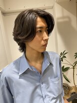 ネイビー 表参道(NAVY) メンズパーマ　平野紫耀　ミディアムウルフ　表参道