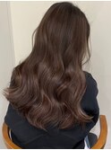 レイヤーカット白髪ぼかしハイライトダブルカラーインナーカラー