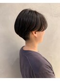 ハンサムショート/刈り上げ女子/センターパート