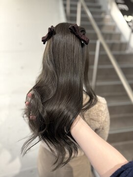 アオ(ao.) オリーブグレージュ/髪質改善/ブリーチなし