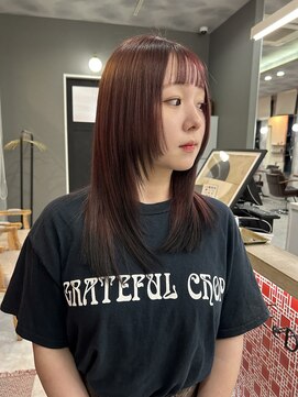 シェミール(CHEMIR) ニシグチstyle【顔まわりレイヤー/ブリーチなしエンドカラー】