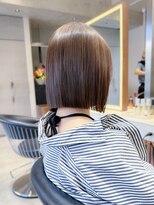 ロンド ロワール 門前仲町(Lond Loire)&nbsp;ボブショートボブ縮毛矯正ベージュグレージュ門前仲町