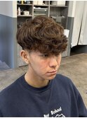 外国人風スペインカール