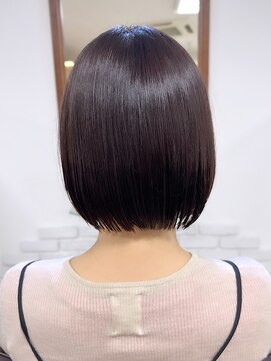 リンクハート(Link Heart) 【艶髪】切りっぱなしボブ×ウォームブラウン☆