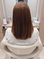 コーエン(cowen)&nbsp;小顔ワンカール似合わせチェリーレッドくびれヘア美髪40代