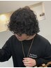 メンズカット+スパイラルパーマ　￥16500→