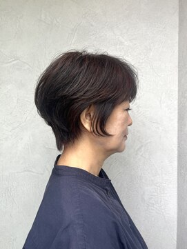 ランプヘアーデザイン(LAMP HAIR DESIGN) 【大森 智博】丸みショート/ワンカール/隠し2ブロック