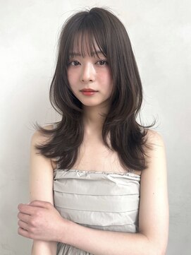 ザックラフィネ(ZACC raffine) レイヤーカット/グレージュ/フェイスレイヤー/くびれヘア