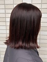 レベル 葛西店(LEVEL) ピンクブラウン/切りっぱなし/ピンク/外はね/髪質改善/我孫子