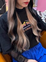 どぅ～す 梅田店&nbsp;ブリーチカラー【選べる品質☆シールor編み込み】エクステ