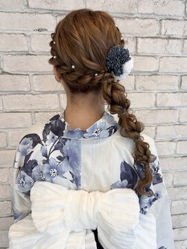 ハウス(HAUS.) ふんわりサイド編みおろし