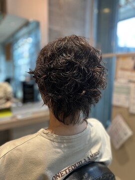 クーレ ビオトープ(+ CURE biotope) ショート×カーリーパーマ