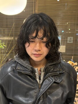 オーガニック リブ 川越(organic+live) ウィンター◎メンズボブ×ニュアンスパーマ