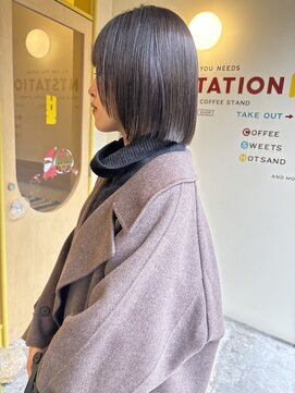 ヒントステーション(HINTSTATION) 〈浅草 半個室〉コスメストレート/シルバーグレージュ