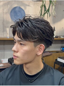 メゾンフォーメン 心斎橋店(Maison for men) ニュアンスパーマ/フェザーパーマ/ラルフカール/毛流れパーマ