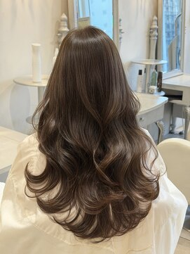 ザック ヴィ(ZACC vie) レイヤーカット/ハニーベージュ/韓国風巻き/トリートメント