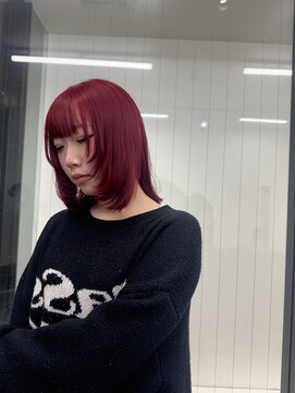 ラ ミミ(La Mimi) 【Mimi/YUI】ボブレイヤー/レッド/韓国風