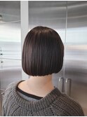 春◎大人可愛いミニボブ×前髪あり丸みボブ20代