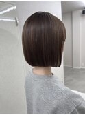 切りっぱなしボブ
