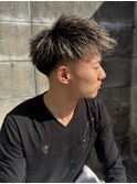 【いかつさNO１】メンズフェード短髪×ハイライト