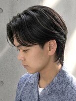 オグジュアリー 表参道(aux.)&nbsp;毛流れパーマで作る黒髪センターパート