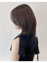 セットアップ 岡山北長瀬店(SET-UP)&nbsp;ウルフハッシュカットインナーカラーブルー韓国