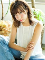 アフロート ディル(AFLOAT D'L)&nbsp;《AFLOATディル裕二朗》外はね無造作ミディアムヘア