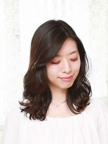 アイルビーヘア(I'll b hair)&nbsp;【下北沢＊I'll b hair＊】黒髪ナチュラルウェーブ