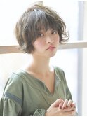 マーブル三軒茶屋☆カーキアッシュ×軽め動きボブ☆